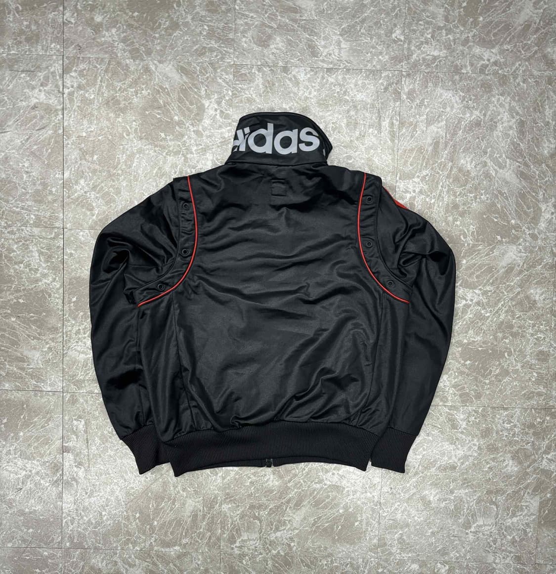 아디다스 페이크레더 파이어버드 걸즈 트랙탑 희귀져지(90) 상품이미지3