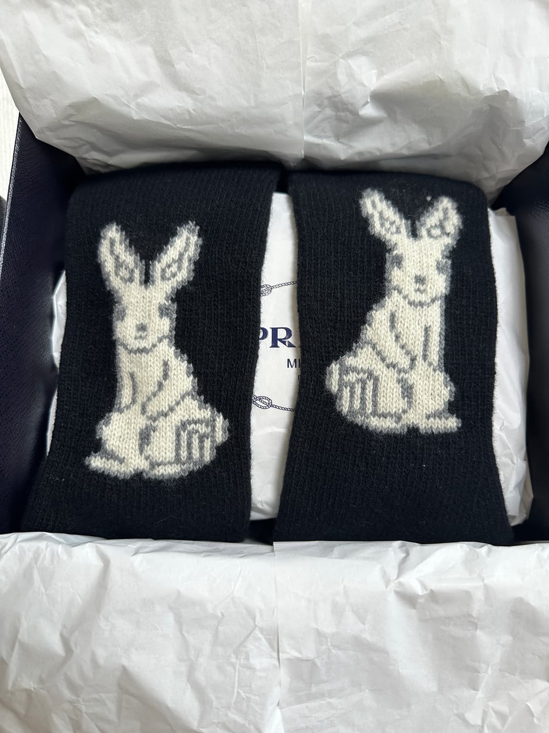 프라다 래빗 캐시미어 장갑 상품이미지2