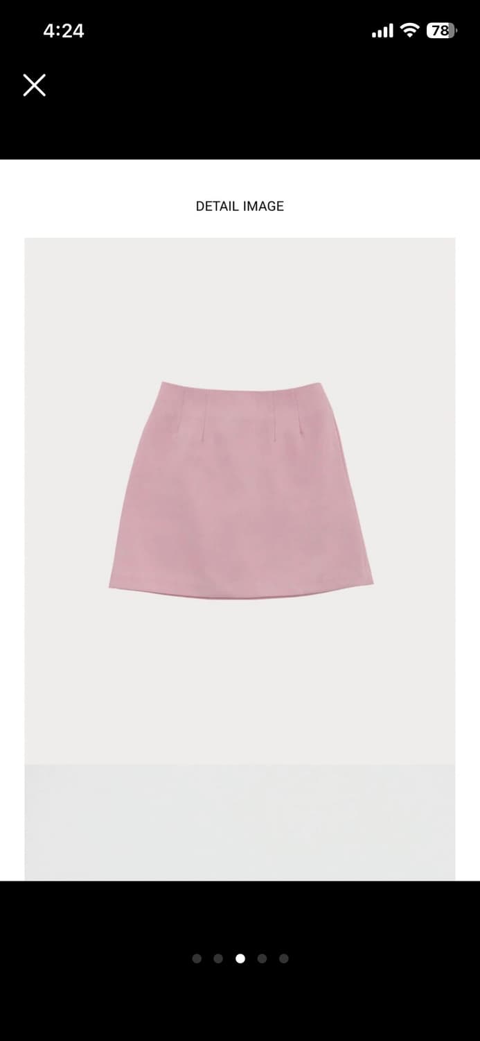 매니매니모드 BOL 스커트 핑크 s 상품이미지2