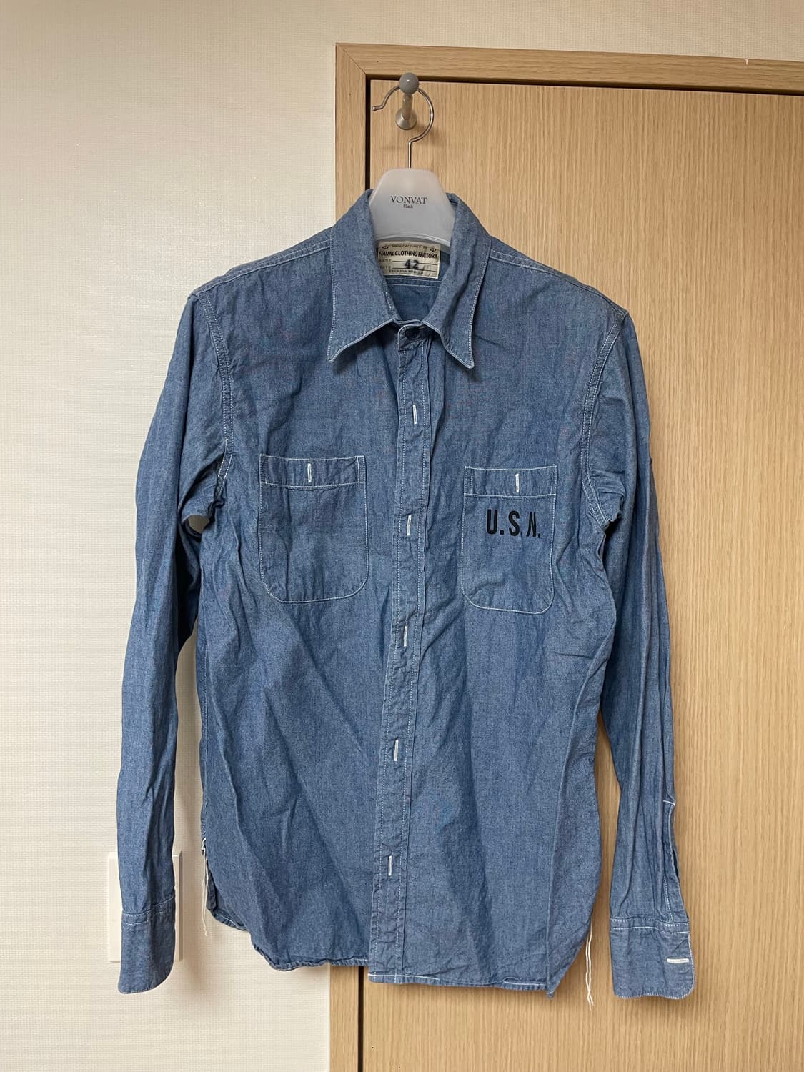 브론슨 샴브레이 셔츠 판매 상품이미지1