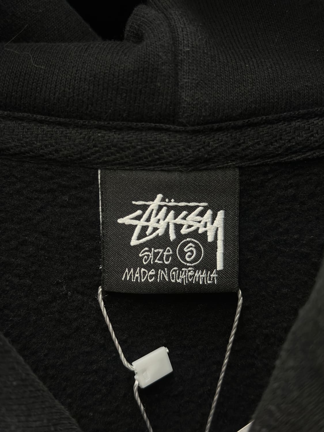 스투시 블랙 베이직 후드 티셔츠  상품이미지4