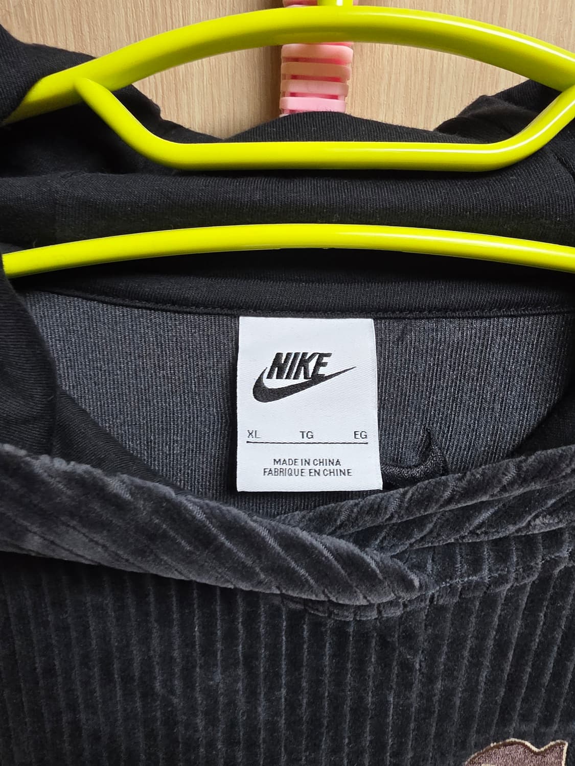 나이키 코듀로이 휴드티 xl 상품이미지3