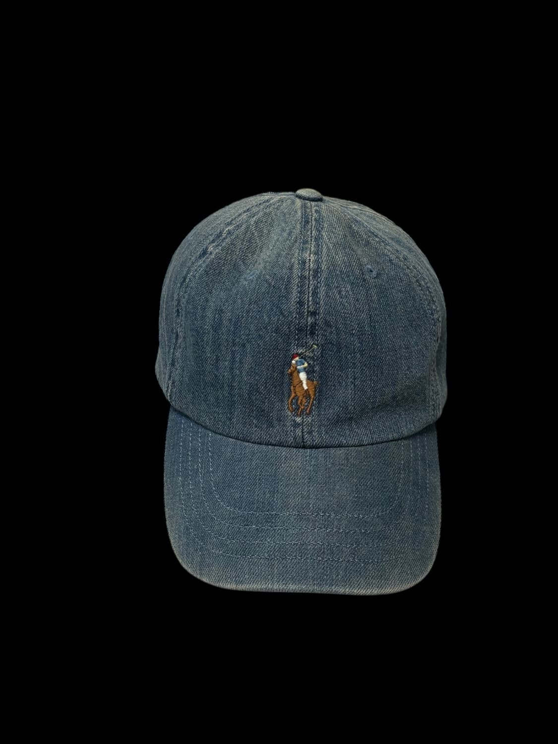 폴로 랄프로렌 워싱 데님 볼캡 상품이미지1
