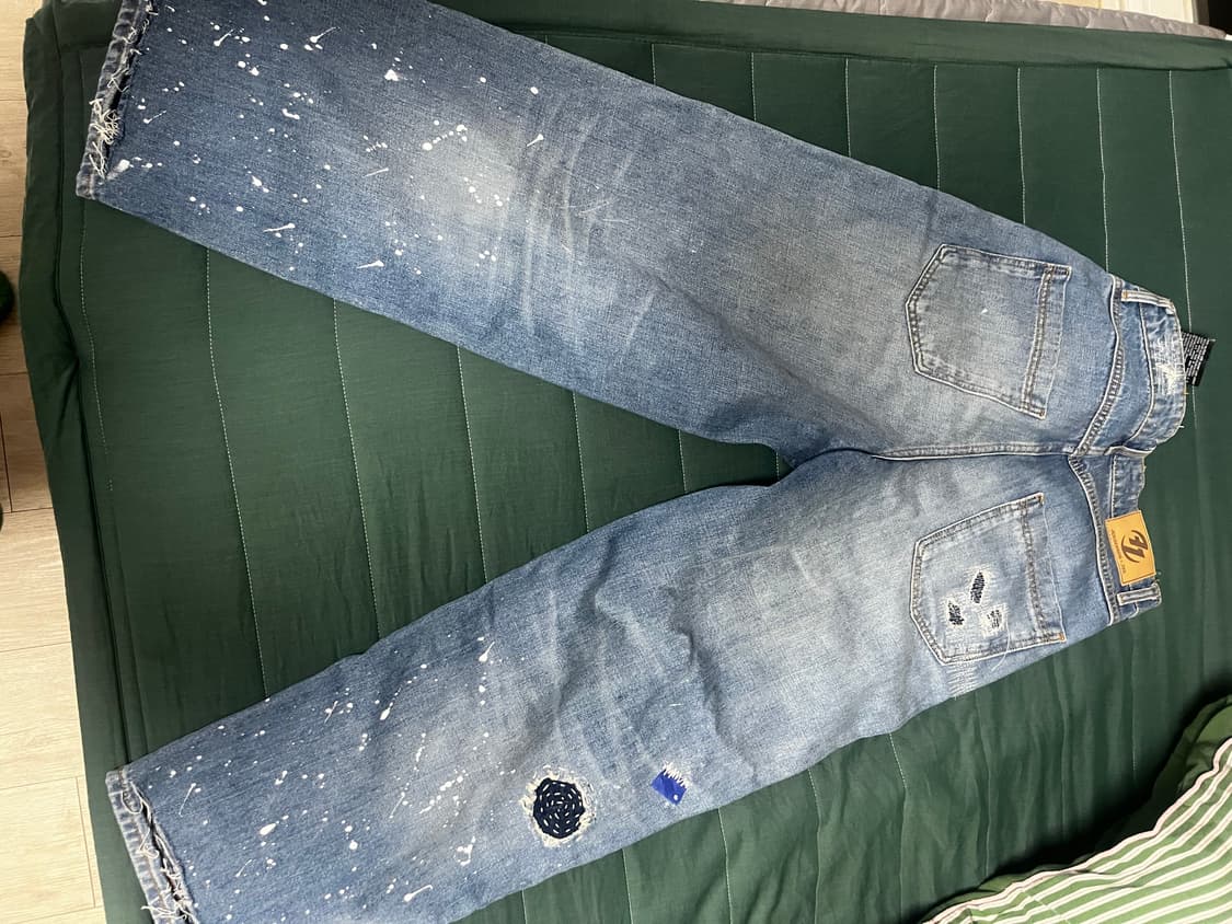 (새상품)자라X아더에러 패치워크 진 블루 상품이미지1