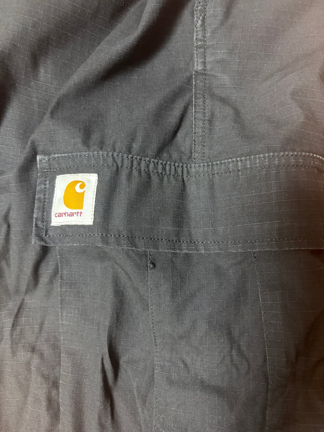 칼하트 wip 레귤러 카고팬츠 블랙 상품이미지2