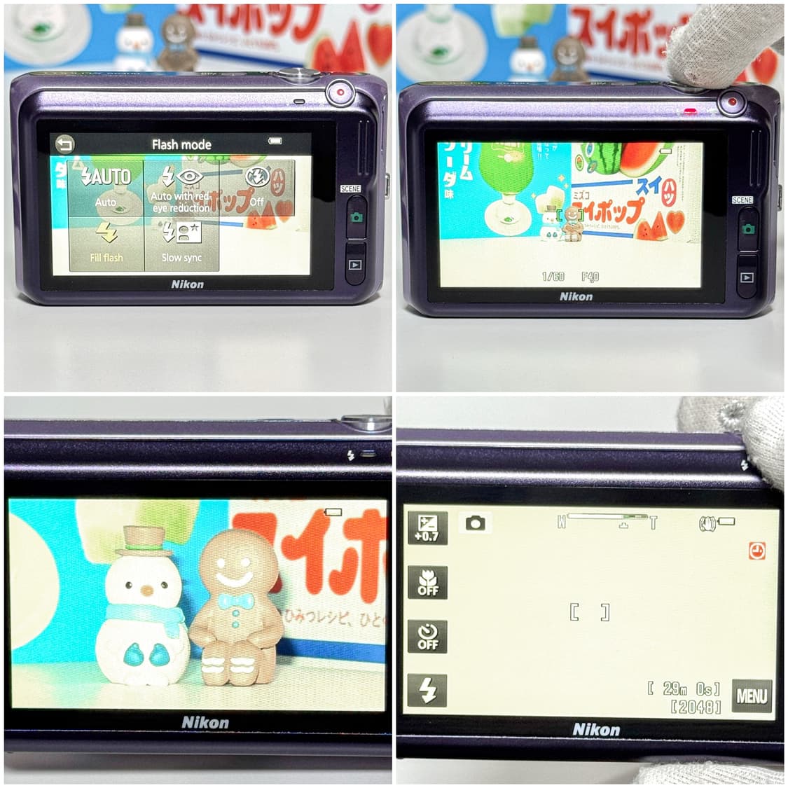 니콘 쿨픽스 S6400 라벤더 빈티지디카 상품이미지4