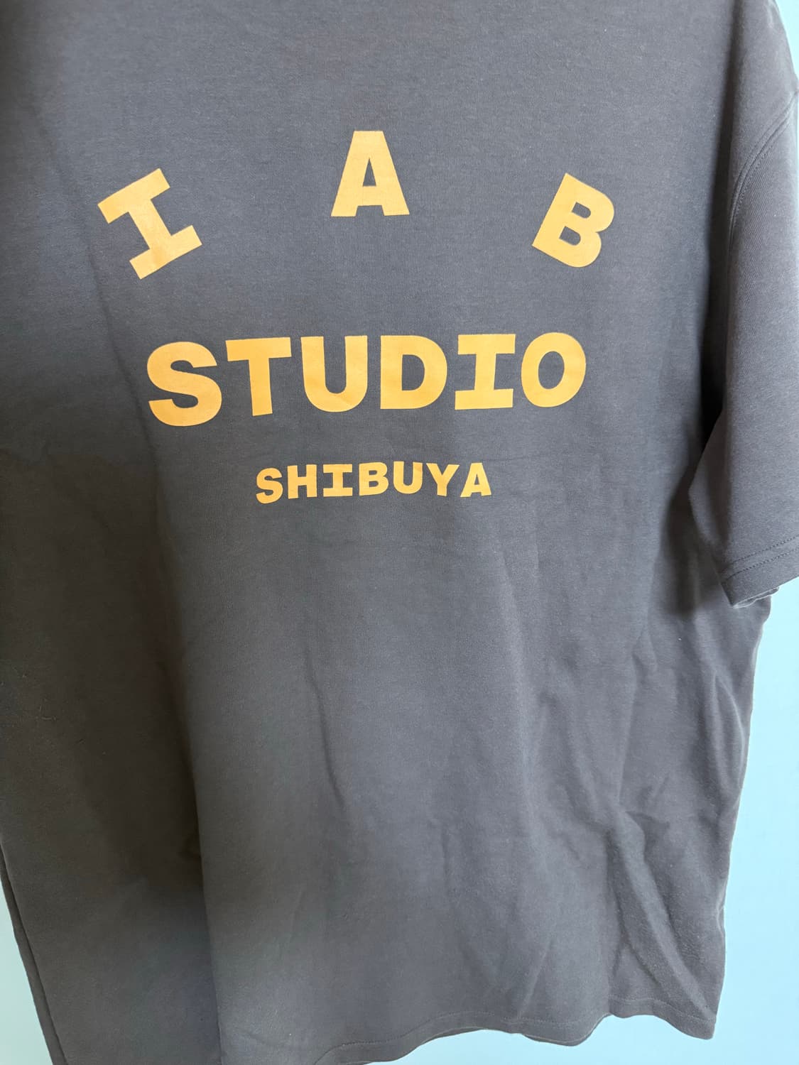 IAB STUDIO 아이앱 스튜디오 시부야 한정 반팔 티셔츠 초코 상품이미지2