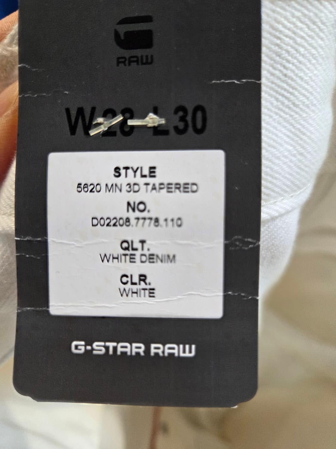 (하자특가)G-Star 5620MN 3D 데님 팬츠(W28/L30) 상품이미지8