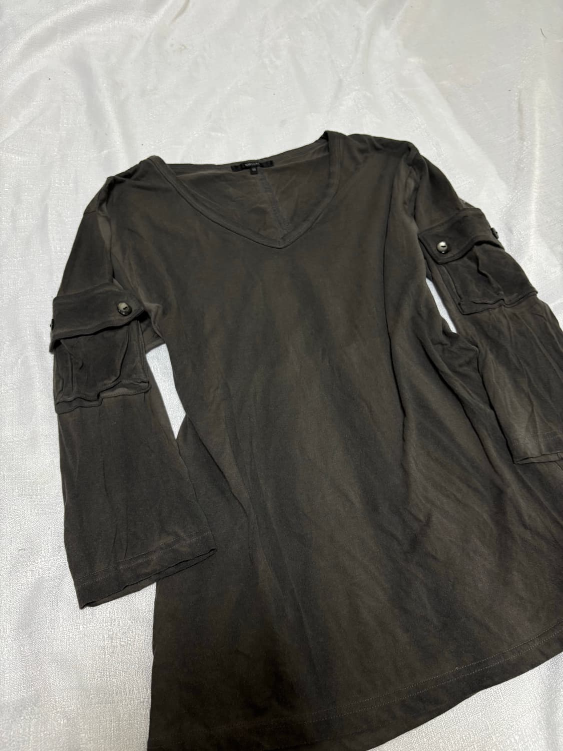 “Shellac” 00’s Washed Cargo Pocket Tee 상품이미지4