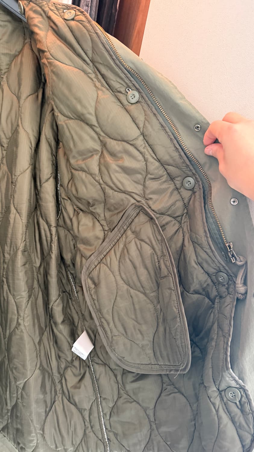 프릭스스토어 M65 피쉬테일 개파카 올리브 카키 상품이미지5