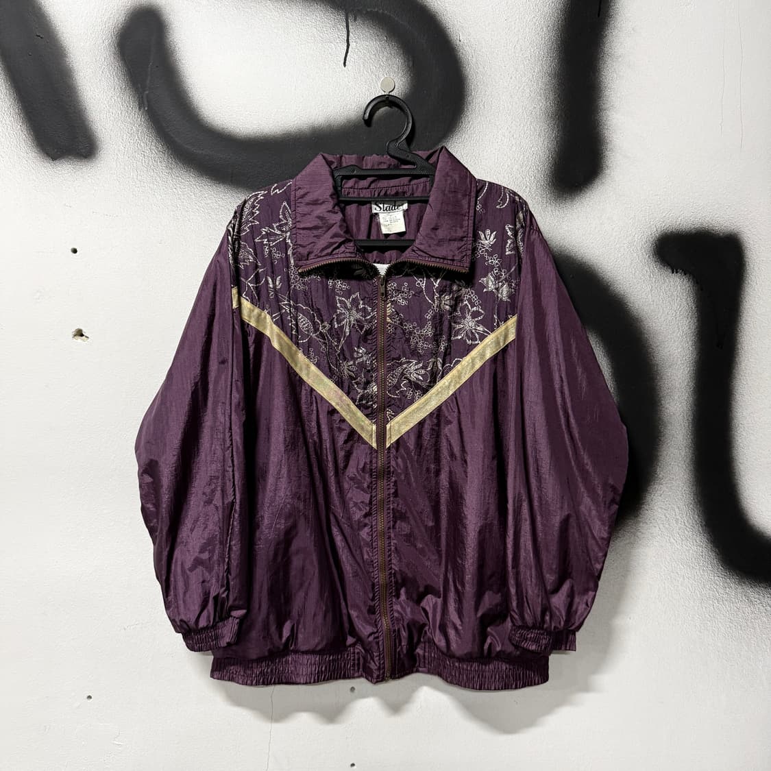 VTG 빈티지 에스닉 바로크 패턴 우븐 집업 윈드브레이커 자켓 상품이미지1