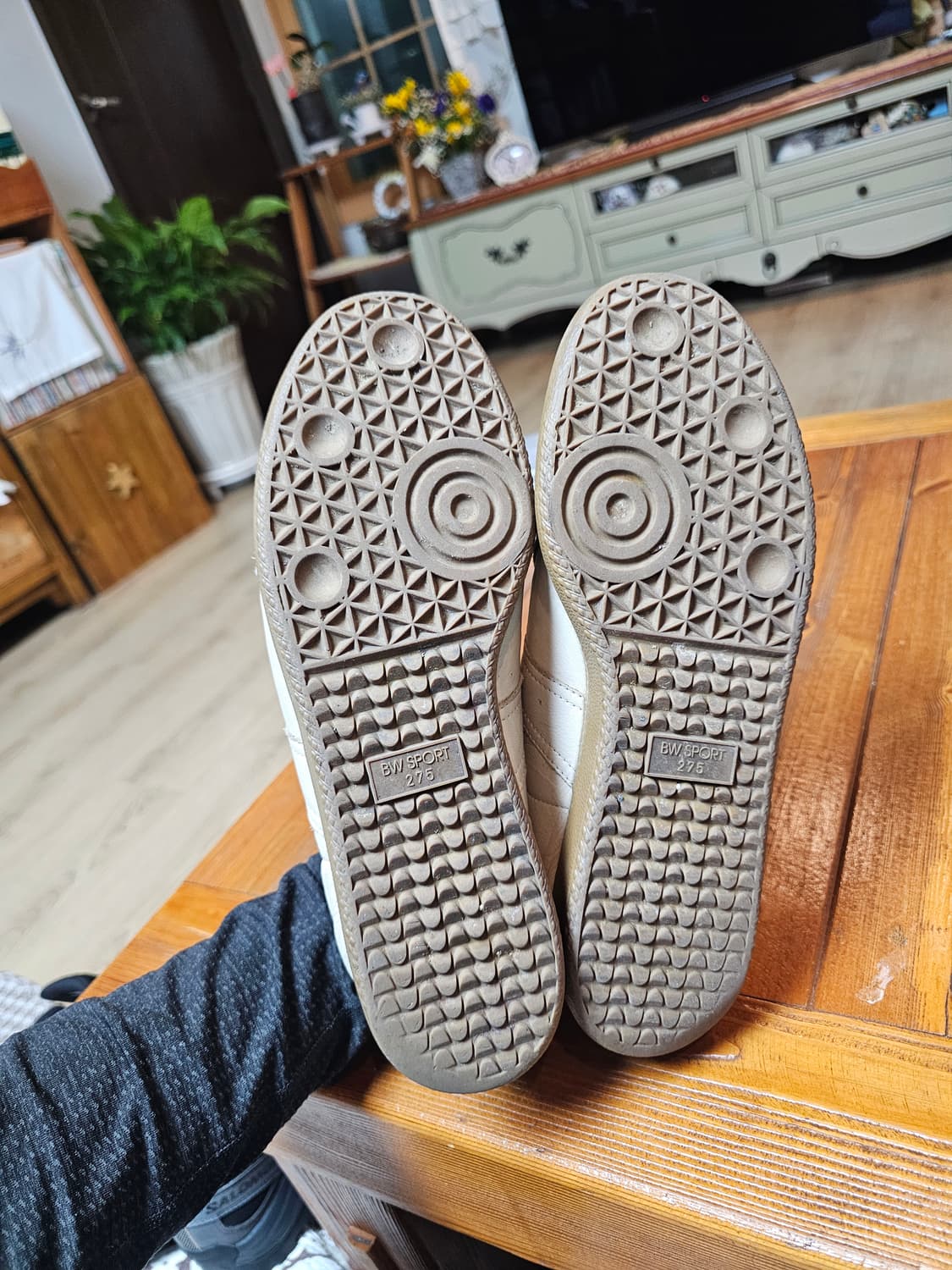 리프로덕션오브파운드 스니커즈 아이보리 275mm 팔아요 상품이미지6