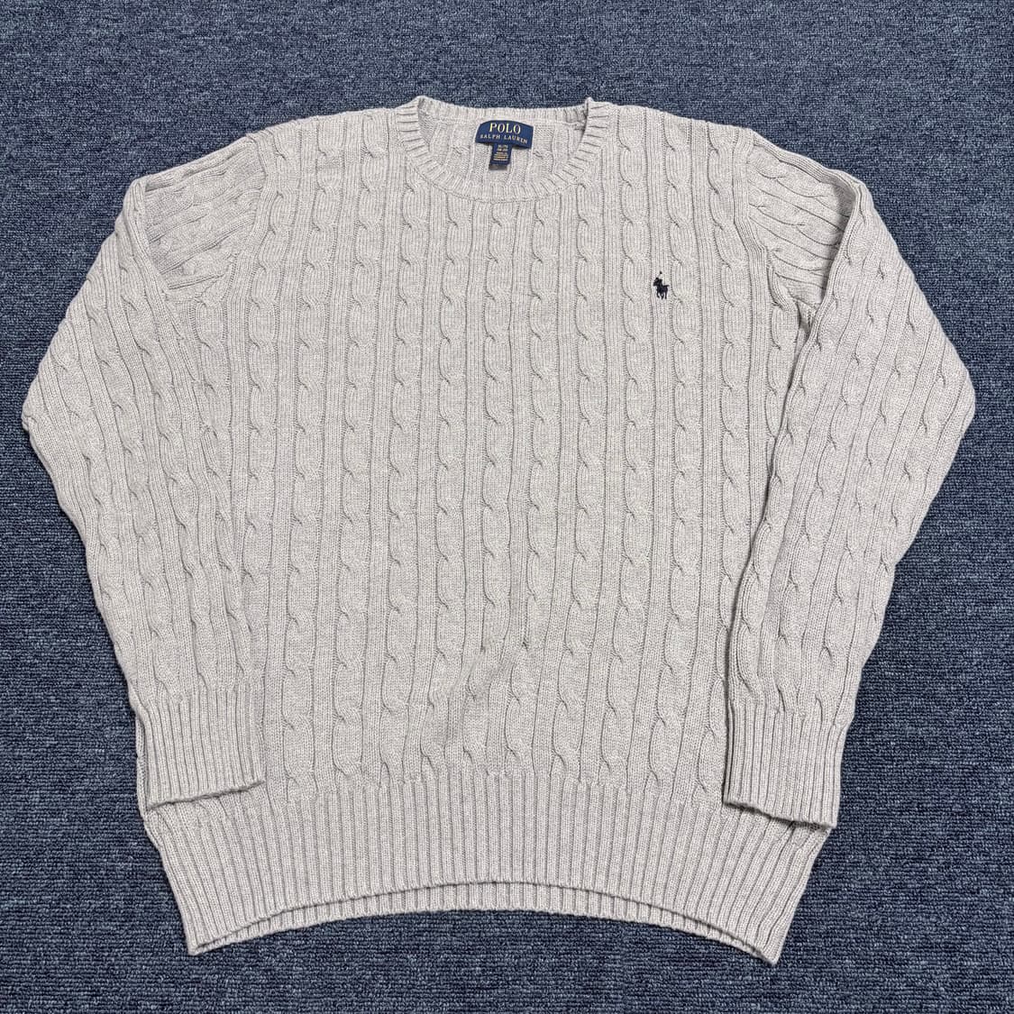 폴로 랄프로렌(18-20) 꽈배기 니트 상품이미지1