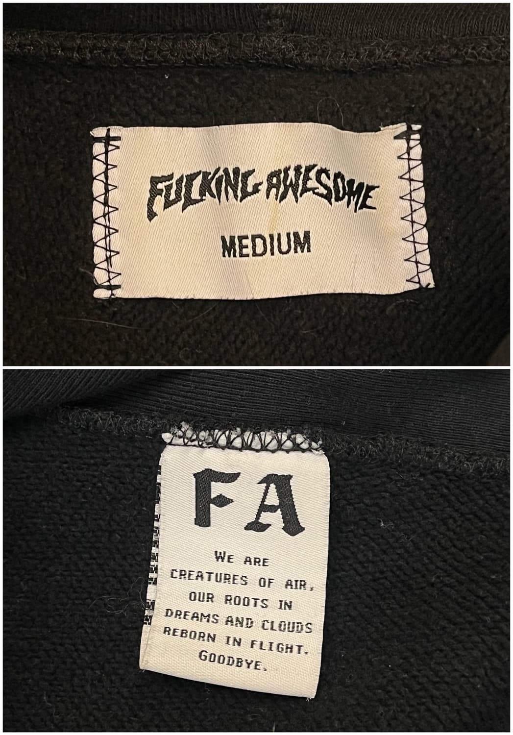 퍼킹어썸 서펀드 온더 마운트 후드티 블랙 M #csz2270   상품이미지4