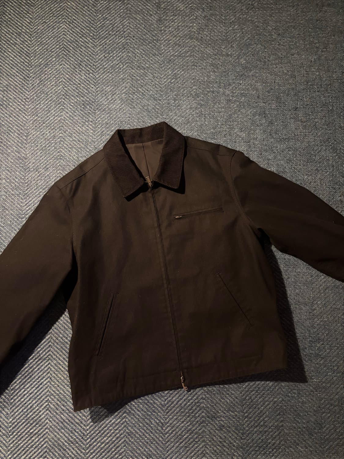 무텐다드 캔버스 워크 자켓 [블랙] 상품이미지1