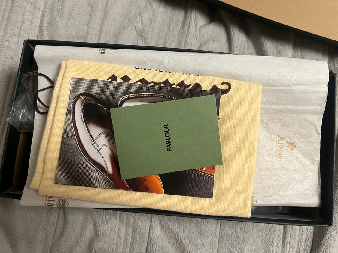 알든 윙팁 블랙 코도반 9751 9.5e 상품이미지3