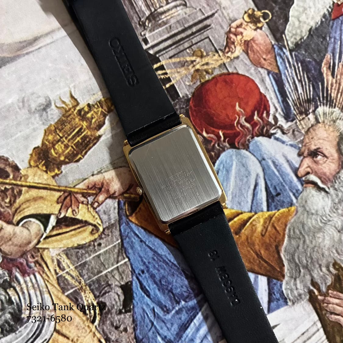 Seiko Tank Roman Quartz Watch 상품이미지6