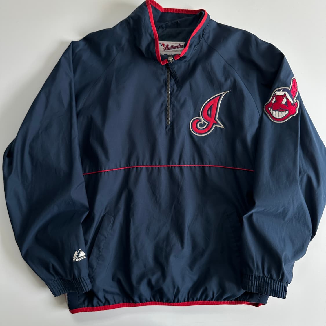Majestic 마제스틱 mlb 클리브랜드 인디언 우븐 웜업 상품이미지2