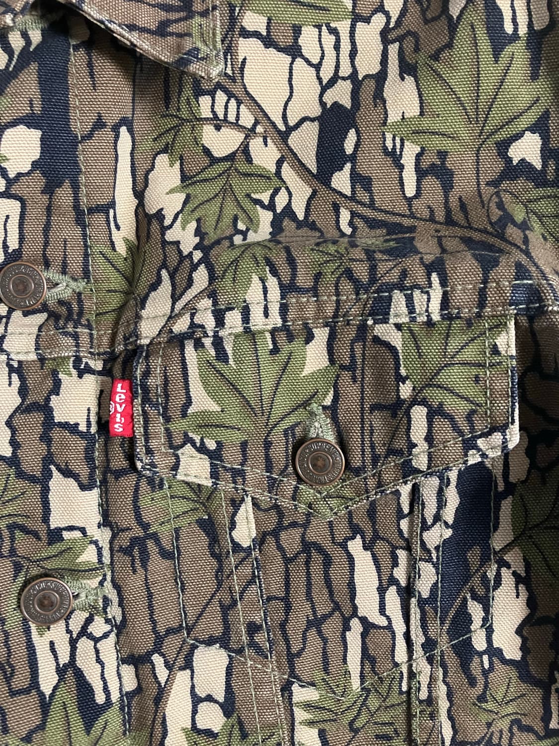 슈프림 리바이스 트러커 자켓 리얼트리 상품이미지3