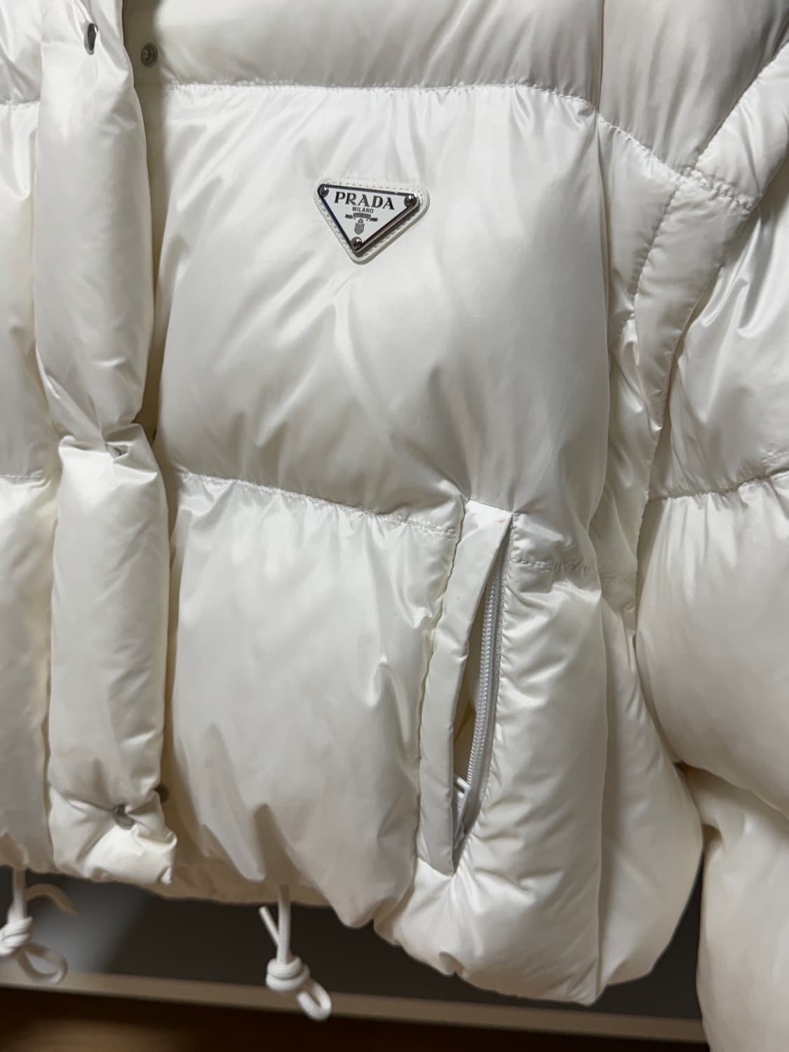 프라다 리나일론 컨버터블 패딩 36 상품이미지2