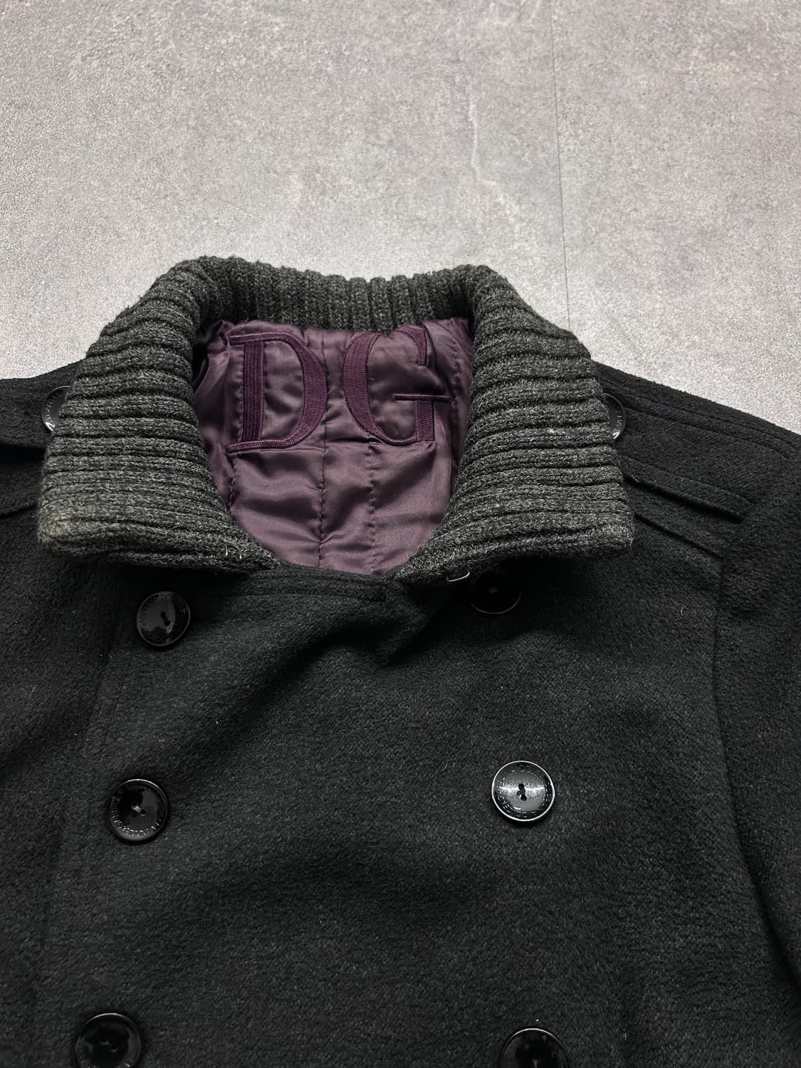D&G 90’s 밀리터리 나폴레옹 하이넥 코트 상품이미지7