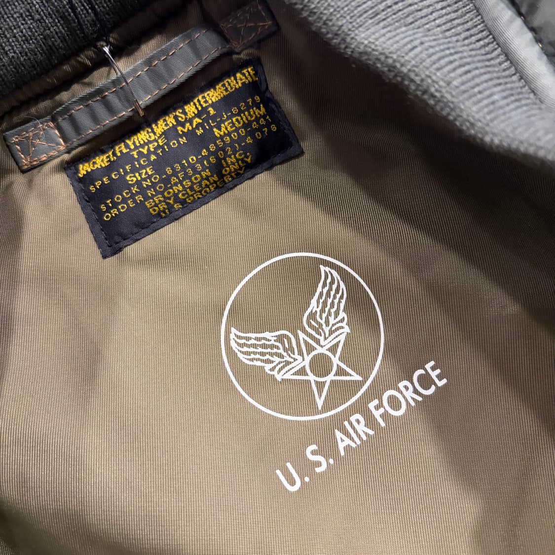 [M] 브론슨 마원 MA-1 항공 점퍼 자켓 C727 상품이미지5