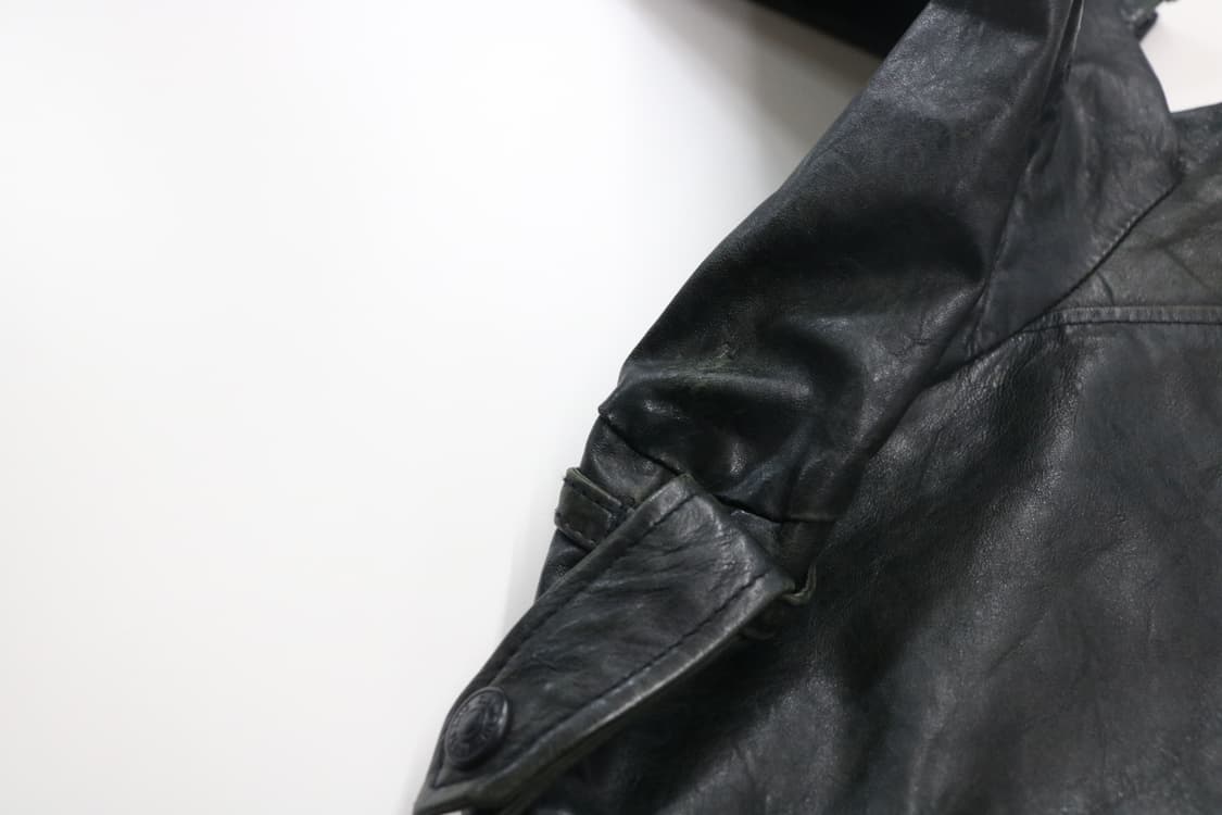 히스테릭글래머 빈티지 양가죽 램스킨 포켓 밀리터리 레더 자켓 상품이미지8