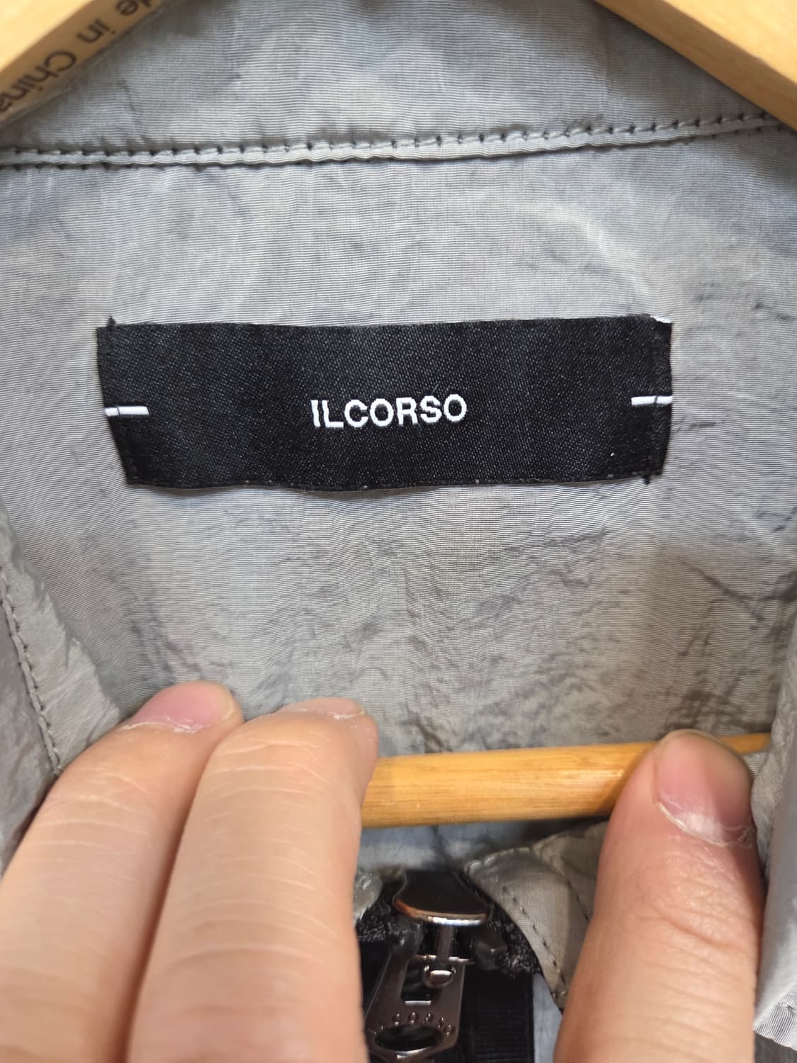 일꼬르소 투웨이 메탈나일론 셔츠자켓 L 상품이미지3