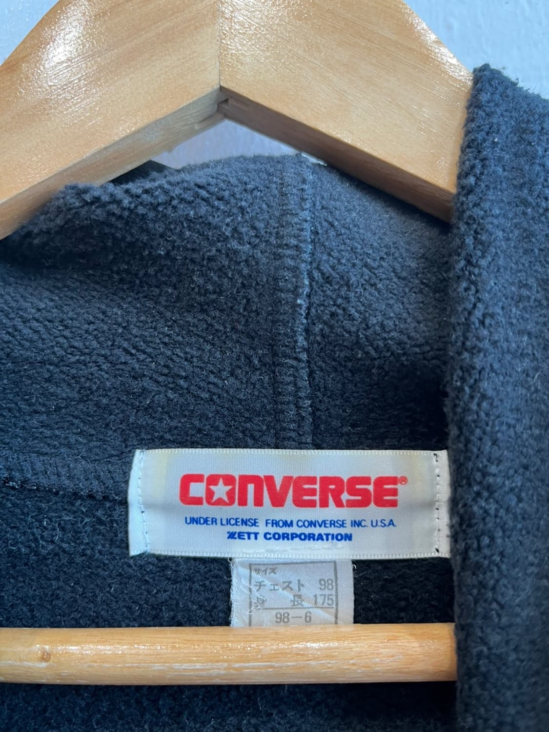 CONVERSE 컨버스 재팬 스타 후드집업 Made in JAPAN 상품이미지5