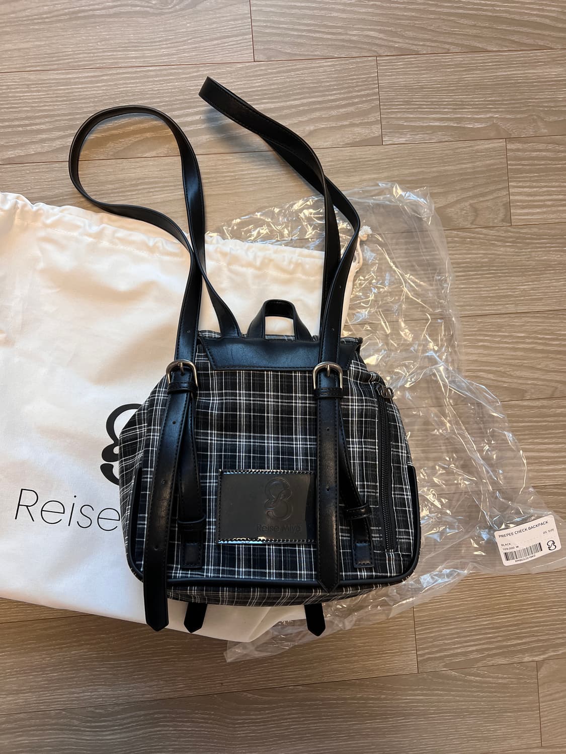 새상품 레이즈미야 프레피체크백팩 상품이미지4