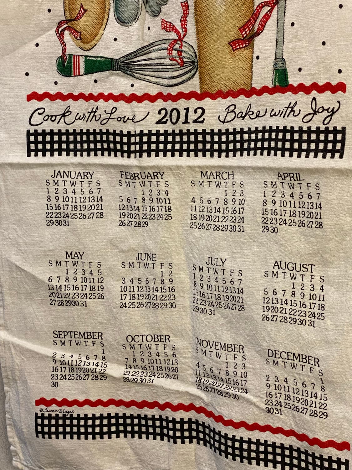 ☕️유럽 티타월 캘린더패브릭 상품이미지7