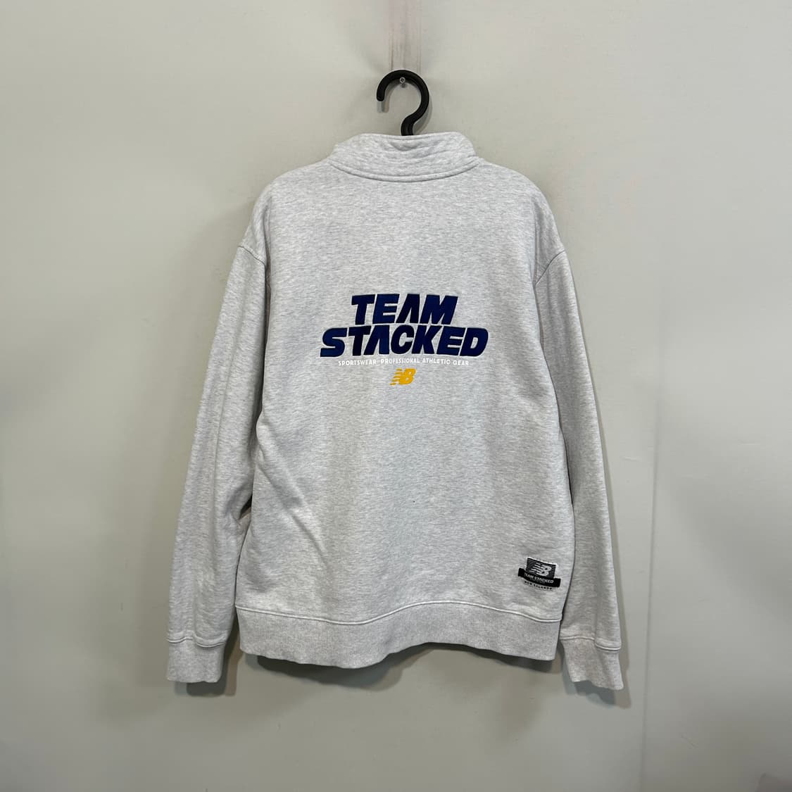 뉴발란스 남성 기모 하프집업 100 상태최상 상품이미지4