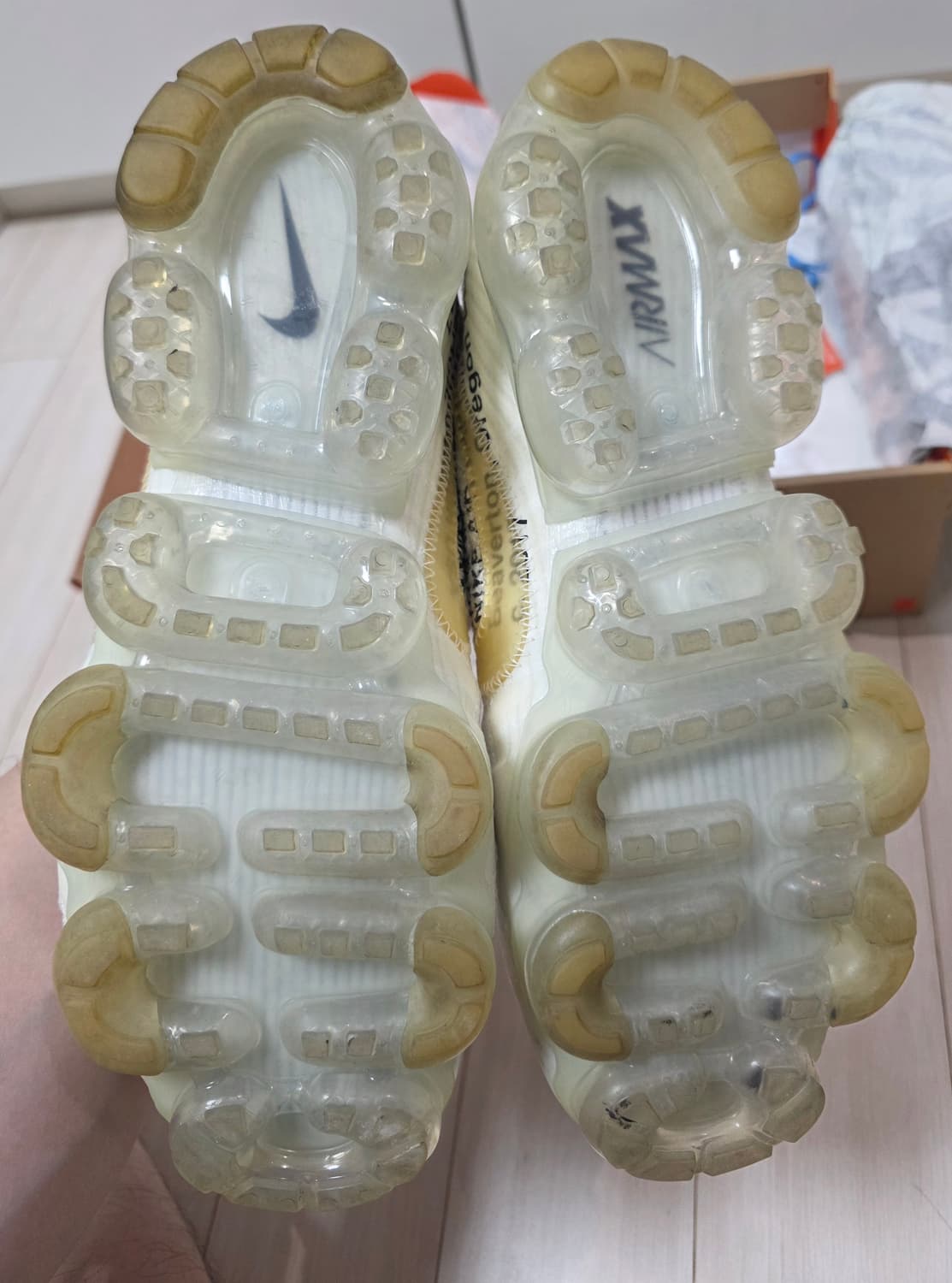 나이키x오프화이트 에어 베이퍼맥스 V2 화이트 [275] 상품이미지5