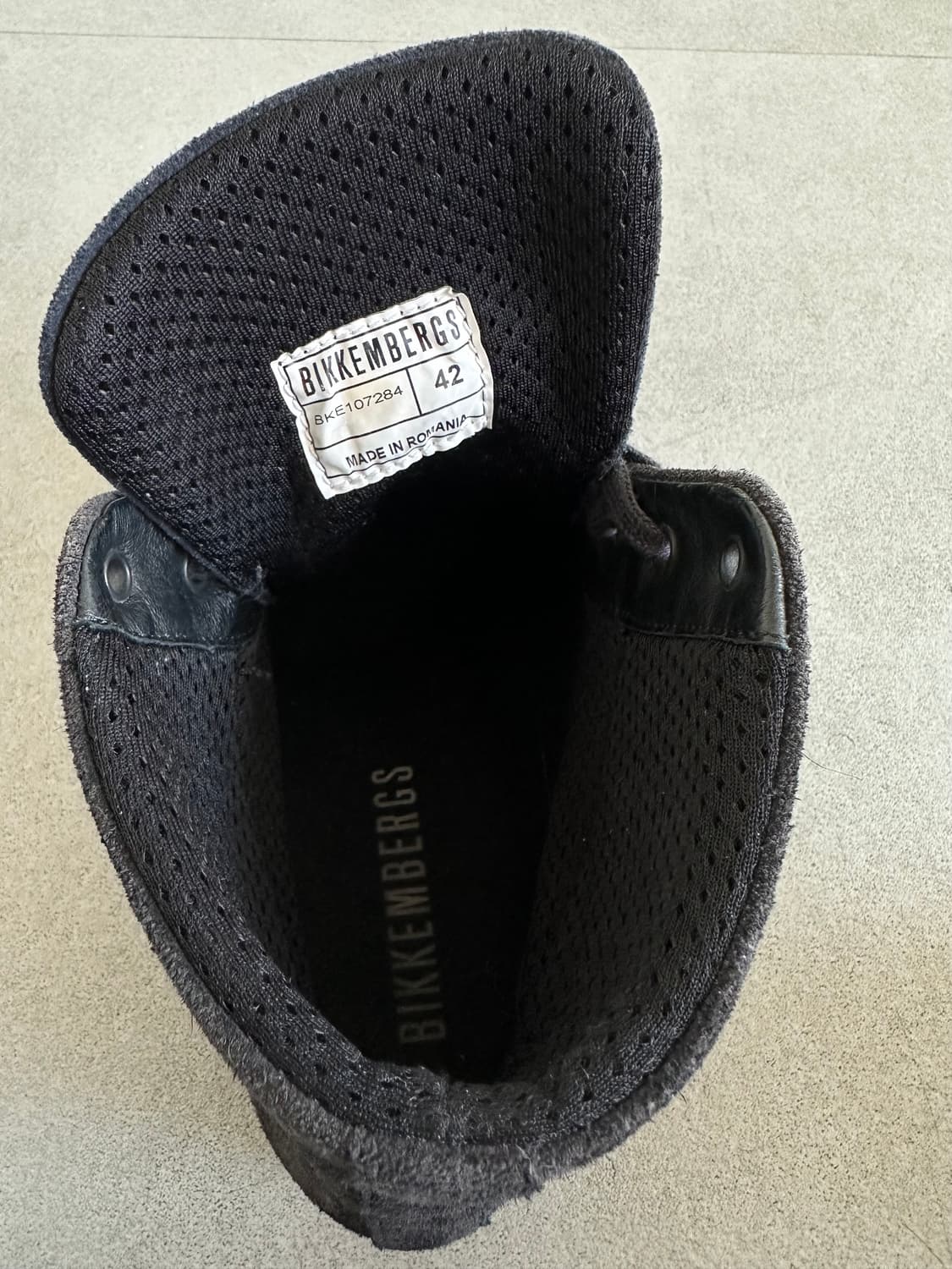 비켐버그 스웨이드 레더 하이탑 스니커즈 상품이미지6