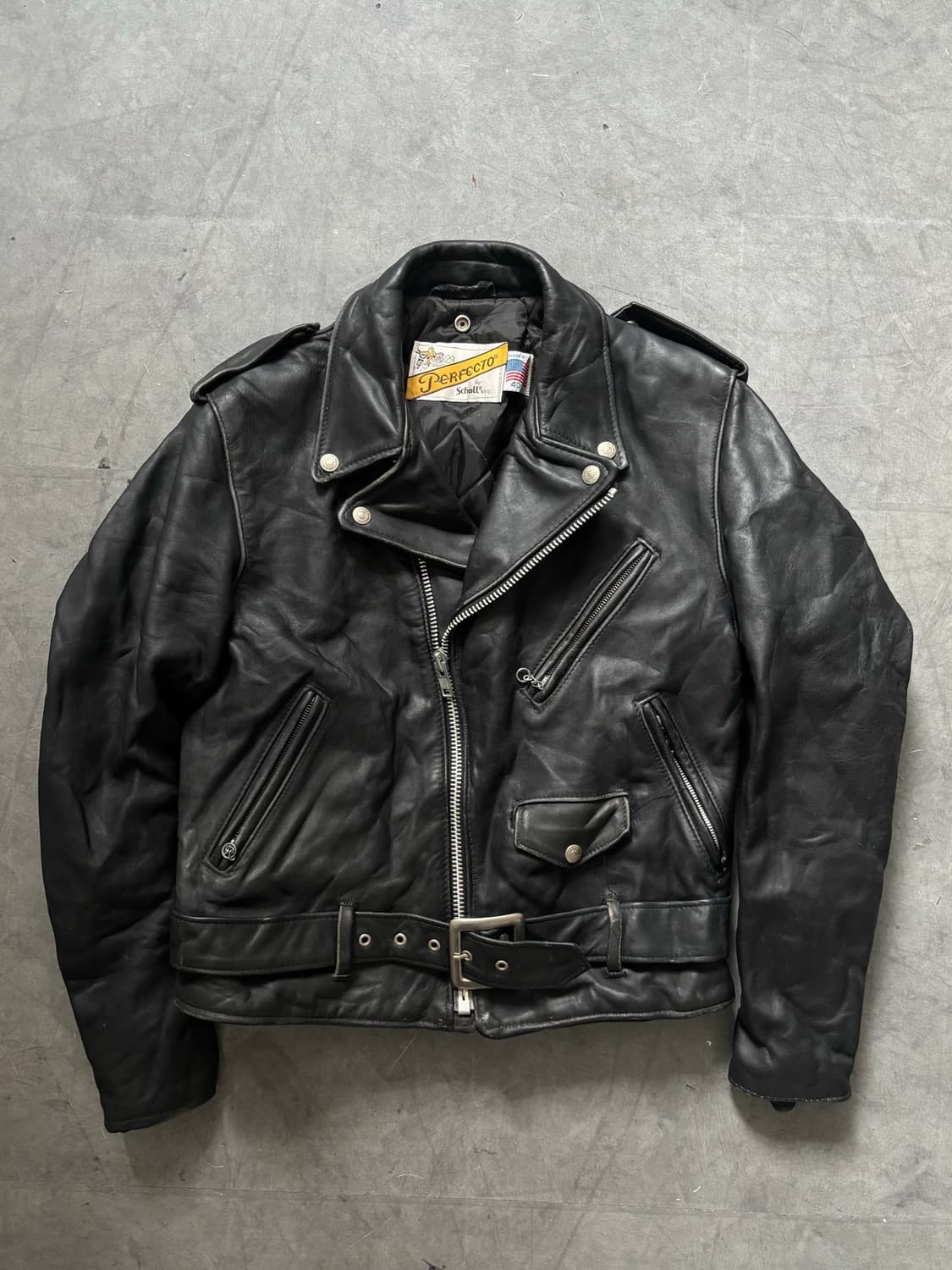 Schott NYC 쇼트 퍼펙토 618 라이더 자켓 상품이미지1
