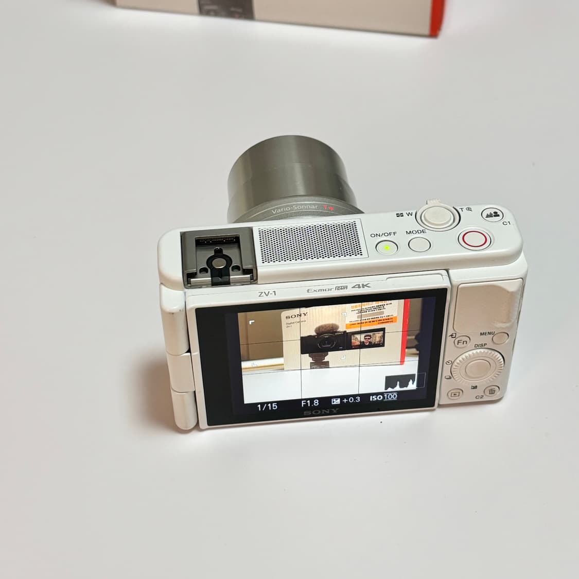 소니 ZV-1 화이트 카메라(풀구성) +호환배터리2개, 2구충전기 상품이미지8