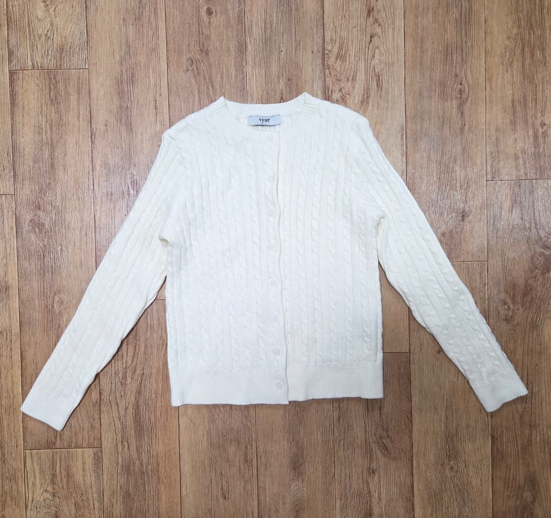 뷰어(vyur) 케이블가디건 55 상품이미지2