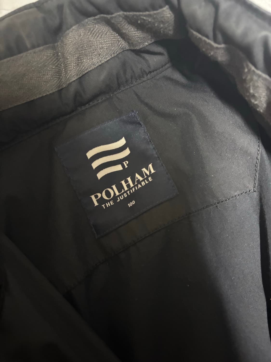 [POLHAM] 빈티지 폴햄 블랙 코튼 메탈 헌팅 자켓 L 상품이미지7