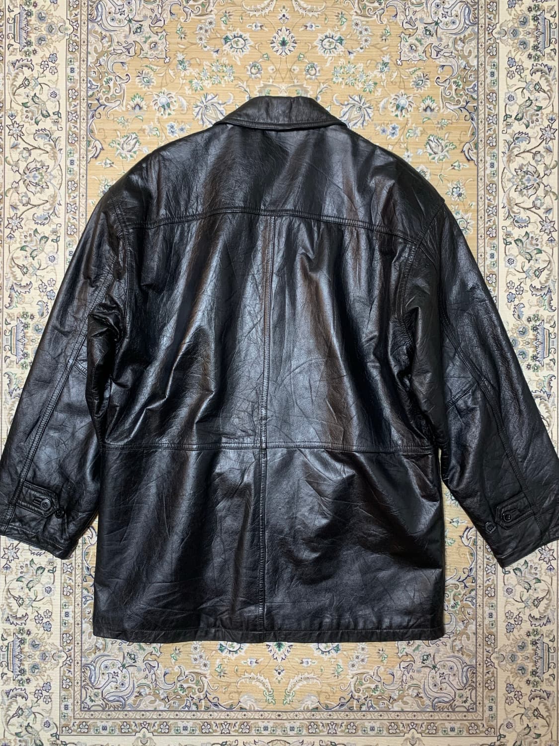 90s 카우하이드 소가죽 카코트 상품이미지4