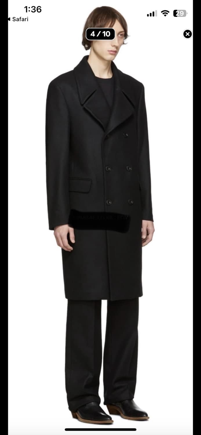 LEMAIRE 르메르 double breasted 코트 판매 상품이미지6