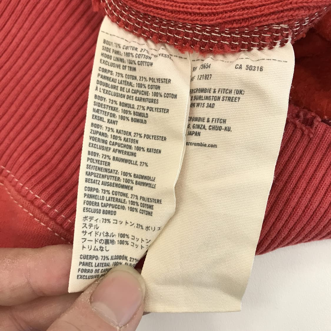 아베크롬비 Y2K 빈티지 후드집업 [M] 상품이미지6