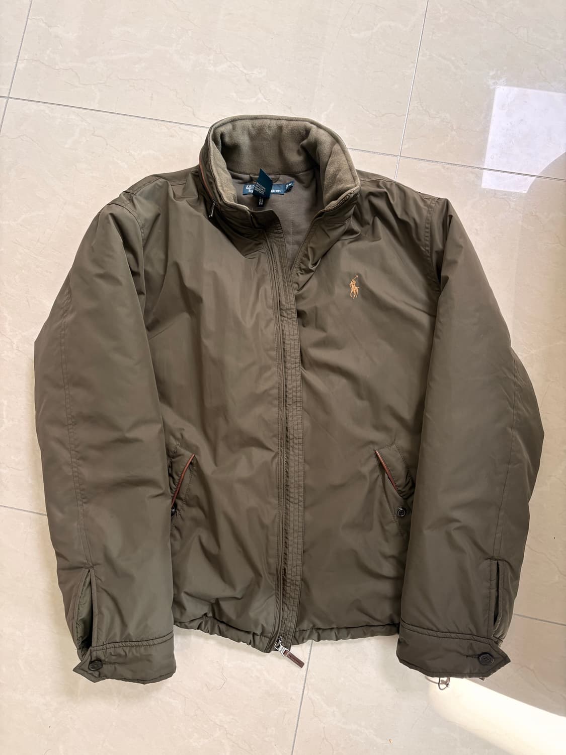 폴로 폴리쉐 점퍼 카키 상품이미지1