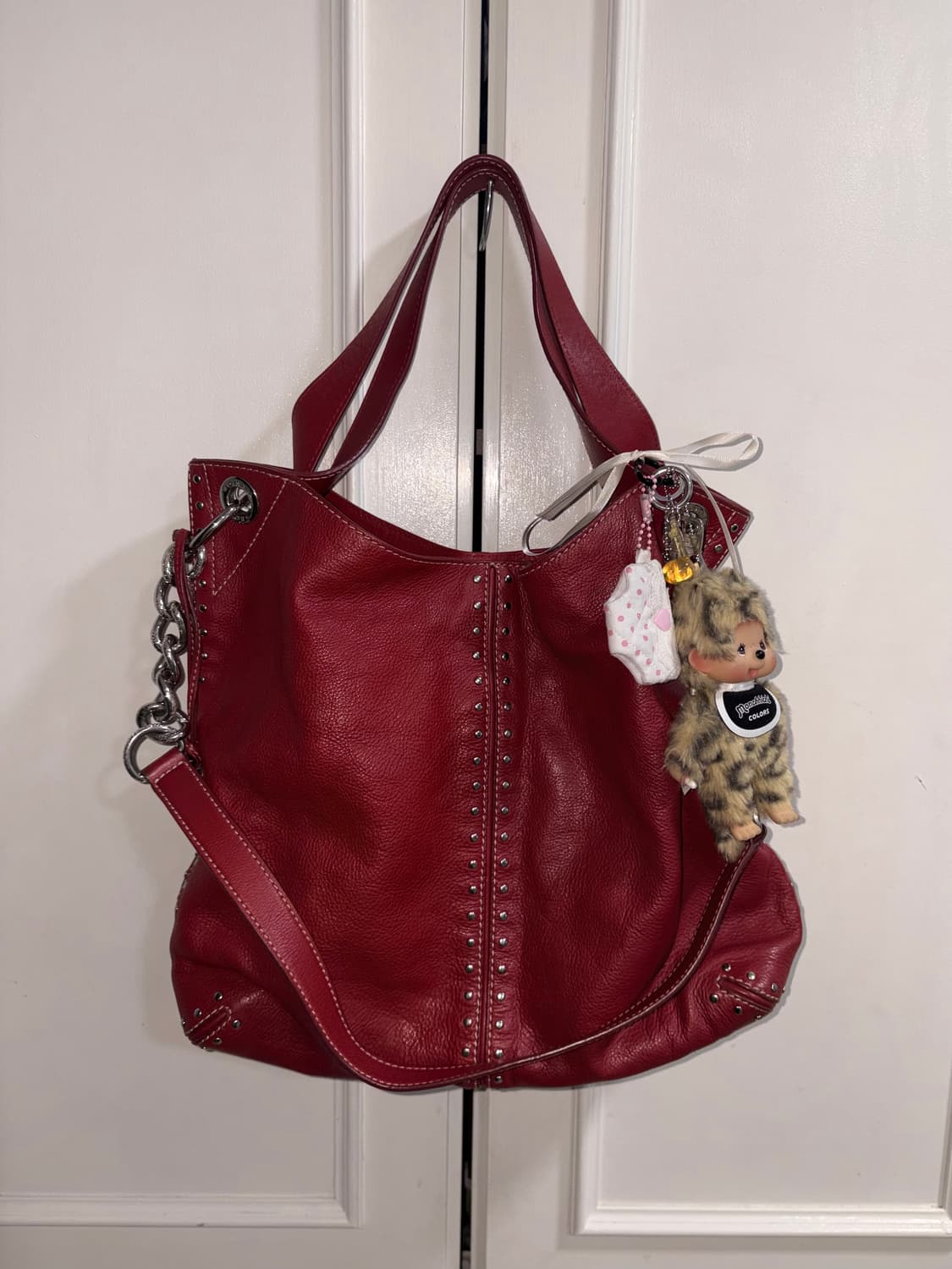 Michael kors cherry red shoulder bag 상품이미지1