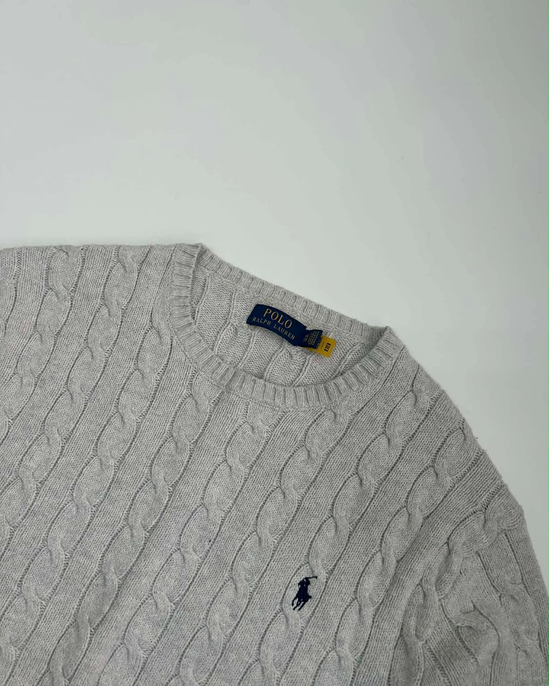 [XXL] 폴로 랄프로렌 신형 큐알 케이블 코튼 니트 스웨터 상품이미지3