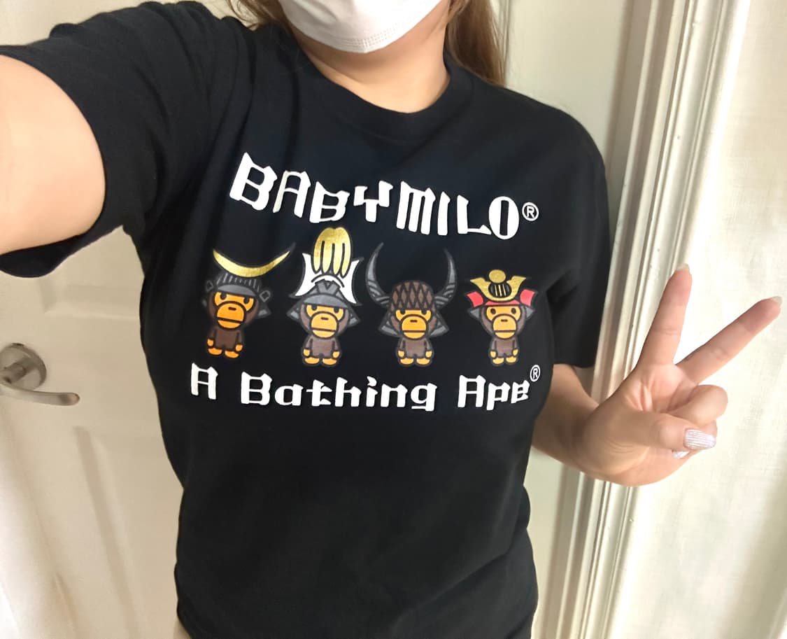 베이프 교토 한정 베이비 마일로 반팔 티셔츠 상품이미지1