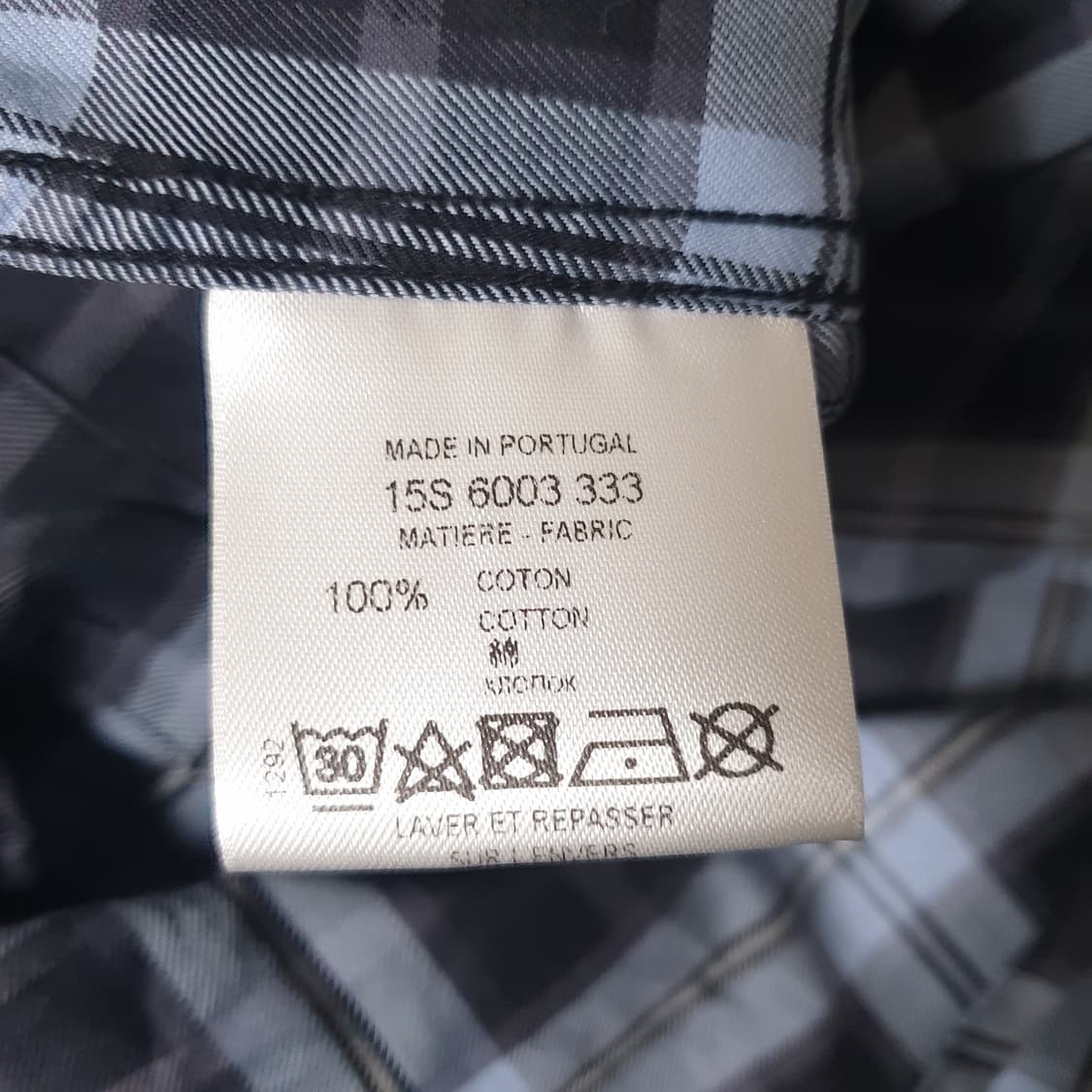 지방시 별 패치 체크 셔츠 상품이미지8