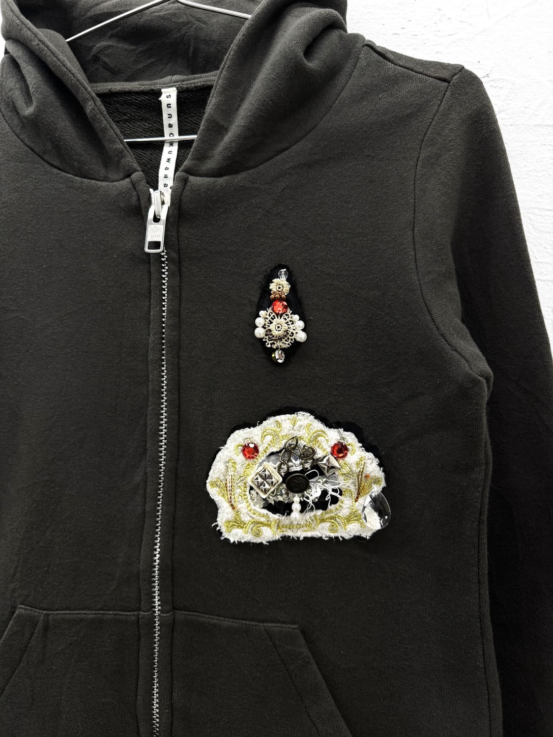 sunao kuwahara 오브제 후드집업 상품이미지2