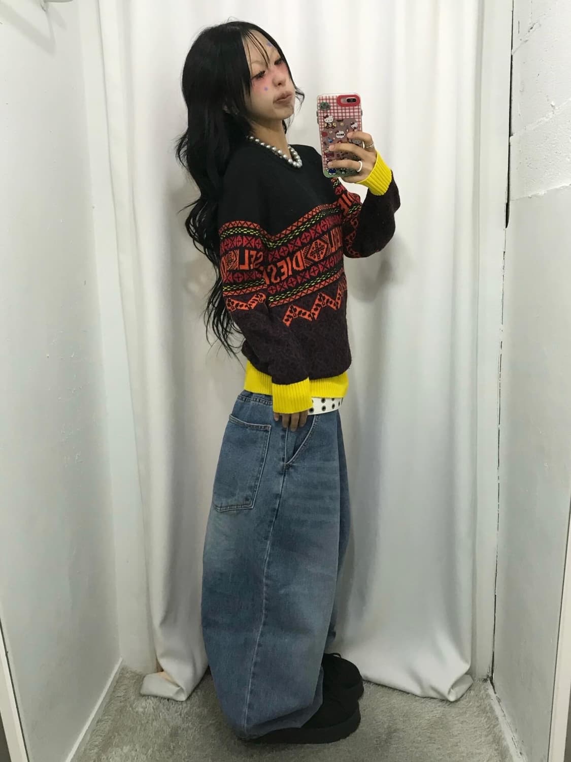 Diesel Logo Pattern Knit 상품이미지2