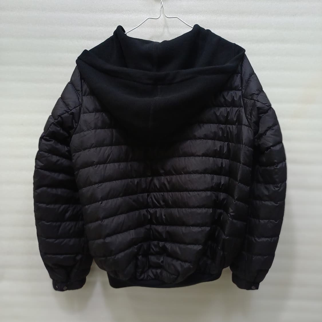 한섬 타임 구스 다운 후드 숏 패딩 여성 S M 블랙 사랑봉봉 상품이미지2