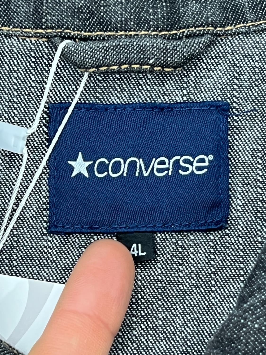 컨버스 00s 블랙 데님 자켓 상품이미지8